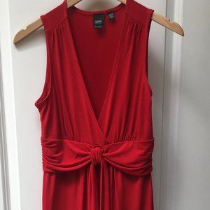 ESPRIT sleeveless red dress